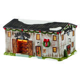 Department 56 Jack Daniels Barrel House No. 7 Village Building Porcelain Multicolored 1 each