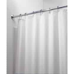 InterDesign 72 in. H x 72 in. W Solid White Shower Curtain Liner