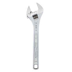 Channellock 15 in. L Adjustable Wrench 1.69 in. Chrome Vanadium Steel 1 pc.