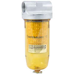 Goldenrod Steel Water Block Fuel Filter 25