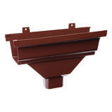 Genova Repla K 2 in. H X 5 in. W X 13 in. L Brown Vinyl K Gutter Drop Outlet