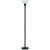 Living Accents Matte Black Torchiere Floor Lamp 70 in.