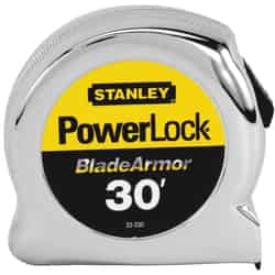 Stanley PowerLock 30 ft. L x 1 in. W Tape Measure 1 pk Yellow