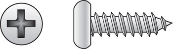 HILLMAN 2 in. L x 8 Phillips Zinc-Plated Steel Pan Head 100 per box Sheet Metal Screws