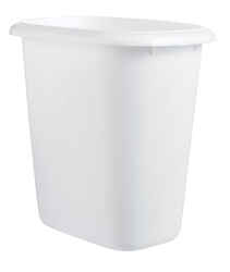 Rubbermaid 6 qt. White Oval Wastebasket
