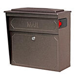 Mail Boss Townhouse Galvanized Steel Wall-Mounted Lockable Mailbox 7-1/2 in. L x 16 in. H x 7-1