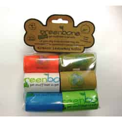 Greenbone Plastic 144 Disposable Pet Waste Bags