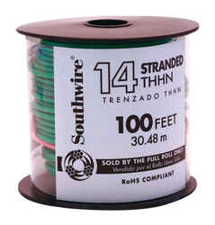 Southwire 100 ft. 14/1 Stranded Building Wire THHN