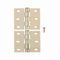 Ace 2.75 in. W X 3 in. L Bright Brass Brass Narrow Hinge 2 pk