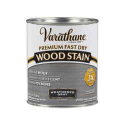Varathane Semi-Transparent Weathered Gray Oil-Based Urethane Modified Alkyd Wood Stain 1 qt