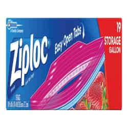 Ziploc 1 gal Clear Food Storage Bag 19 pk