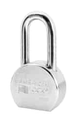 Master Lock American Lock 1-1/8 in. W x 2-1/2 in. L x 2-7/32 in. H Ball Bearing Locking Padlock
