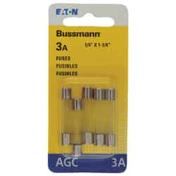 Bussmann 3 amps AGC Mini Automotive Fuse 5 pk