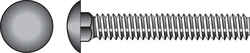 HILLMAN 1/2 Dia. x 9 in. L Zinc-Plated Steel Carriage Bolt 25 pk