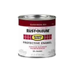 Rust-Oleum Stops Rust Indoor and Outdoor Gloss Regal Red Oil-Based Protective Paint 0.5 pt