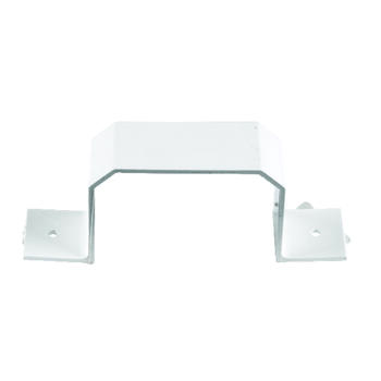 Genova DuraSpout 3 in. H X 2 in. W X 5.8 in. L White Vinyl Downspout Bracket