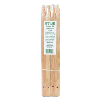 Madison Mill 0.9 in. W x 18 in. H Oak 4 pk Oak Landscaping Stakes