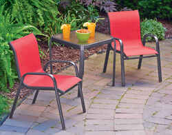 Living Accents Kids' Black Steel Chair