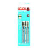 Bosch Metal T-Shank 14 TPI 3 pk Jig Saw Blade 4 in.