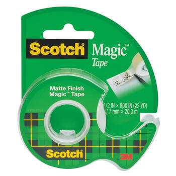 Scotch 1/2 in. W x 1/2 in. W x 800 in. L x 800 in. L Clear Tape