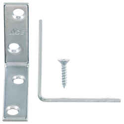 Ace 2 in. H x 3.75 in. W x 2 in. D Zinc Inside L Corner Brace