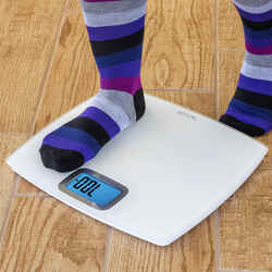 Taylor Digital 440 lb. White Bathroom Scale