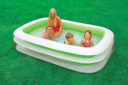 Intex Swim Center Family 198 gal. Rectangular Inflatable Pool 22 in. H x 69 in. W x 103 in. L