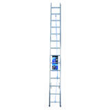 Werner 28 ft. H X 17.38 in. W Aluminum Extension Ladder Type 1 250 lb