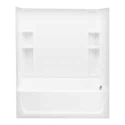 Sterling Ensemble 55-1/4 in. H x 33-1/4 in. W x 60 in. L White Three Piece Reversible Rectangul