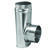 Ace 5 in. L x 4 in. Dia. Black/Silver Aluminum Offset Dryer Connector