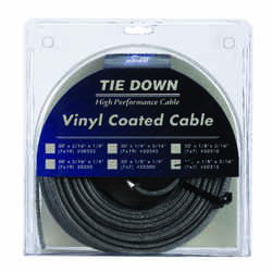 Tie Down Engineering Vinyl Coated Galvanized Steel 1/8 in. Dia. x 100 ft. L Aircraft Cable