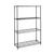 InterMetro 1 in. D x 1 in. W x 54.5 in. H Steel Shelf Post 300 Pounds