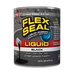 Flex Seal As Seen On TV Satin 1 pt. Liquid Rubber Sealant Coating Black 1 pt.