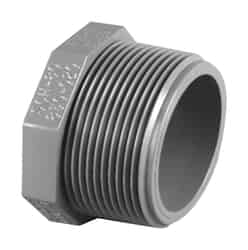 Charlotte Pipe Schedule 80 1-1/2 in. MPT x 1-1/2 in. Dia. MPT PVC Threaded Plug