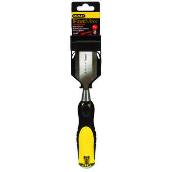 Stanley FatMax Thru-Tang 9 in. L x 1-1/2 W Tempered Carbon Chrome Steel Wood Chisel Yellow 1 p