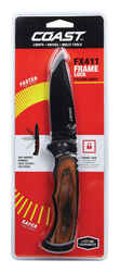 Coast FX411 Brown Stainless Steel 8.75 in. Knife