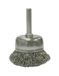 Weiler 2 in. Dia. x 1/4 in. in. Coarse Steel Crimped Wire Cup Brush 1 pc.