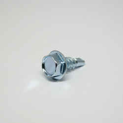Ace 8-18 Sizes x 1/2 in. L Hex Hex Washer Head Zinc-Plated Self- Drilling Screws 1 lb. Steel