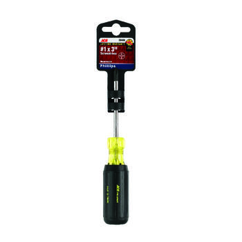 Ace No. 1 Screwdriver Phillips Steel 3 in. Black 1