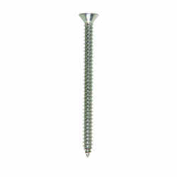 HILLMAN 2-1/2 in. L x 10 Stainless Steel Flat Head 100 per box Phillips Sheet Metal Screws