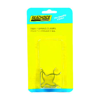 Seachoice Polished 5/8-1-1/4 in. W x 11.5 in. L Stainless Steel Spring Clamps 2 pc.