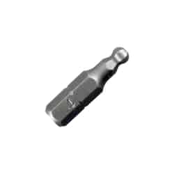 Best Way Tools Ball Hex 1 in. L x 1/4 in. Insert Bit Carbon Steel 1/4 in. Ball Hex Shank 1 pc.