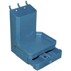 Crawford Polypropylene 3.8 in. Tape Measure and Pencil Holder Blue 1