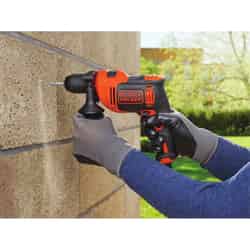 Black and Decker 1/2 in. Keyless Corded Hammer Drill 6.5 amps 48000 ipm