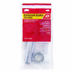 Ace 1-1/2 in. Dia. x 8 in. L Brass Branch Tailpiece