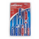 Crescent Assorted Assorted Screwdriver Metal Assorted 6 pc.