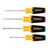 DeWalt 4 pc. Screwdriver Set Steel Assorted in.