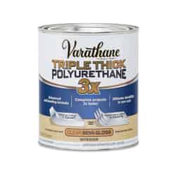 Varathane Semi-Gloss Clear Water-Based Polyurethane 1 qt