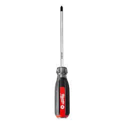 Milwaukee 6 in. Phillips Demolition Screwdriver Chrome-Plated Steel Cushion Grip 1 pc. Red #2