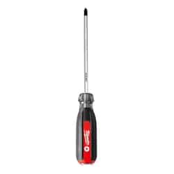 Milwaukee 6 in. Phillips Demolition Screwdriver Chrome-Plated Steel Cushion Grip 1 pc. Red #2